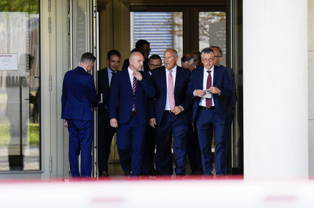 Pressestatement der CDU/CSU nach Beratungen zwischen Ampel, Union und Ländern zur Migrationspolitik in Berlin