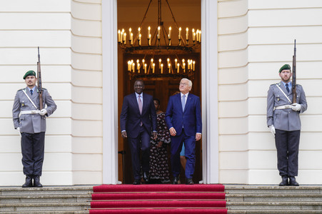 Empfang des Präsidenten der Republik Kenia in Berlin