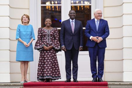 Empfang des Präsidenten der Republik Kenia in Berlin