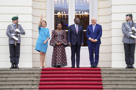 Empfang des Präsidenten der Republik Kenia in Berlin