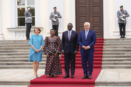 Empfang des Präsidenten der Republik Kenia in Berlin