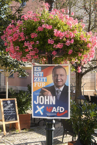 Wahlplakate in Bernau bei Berlin