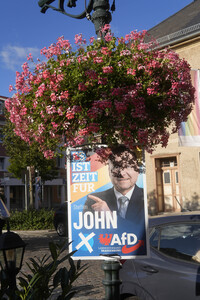 Wahlplakate in Bernau bei Berlin