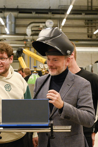 Christian Lindner zu Besuch im ABB-Ausbildungszentrum Berlin-Pankow