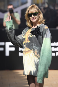 Ankunft von Najwa Nimri auf dem San Sebastian International Film Festival 2024