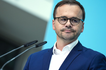 Pressekonferenz der CDU zur Landtagswahl in Brandenburg