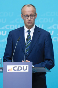 Pressekonferenz der CDU zur Landtagswahl in Brandenburg