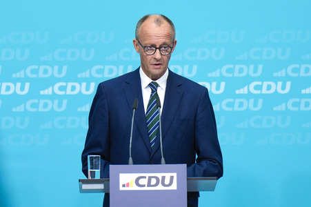 Pressekonferenz der CDU zur Landtagswahl in Brandenburg