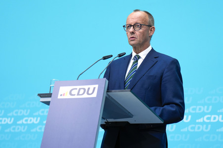 Pressekonferenz der CDU zur Landtagswahl in Brandenburg