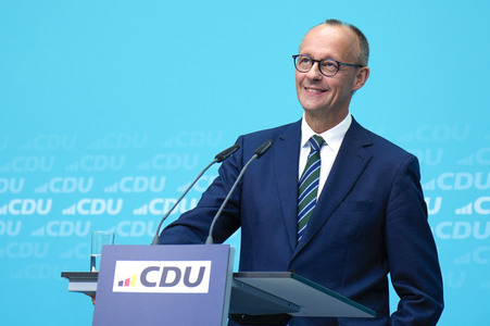 Pressekonferenz der CDU zur Landtagswahl in Brandenburg