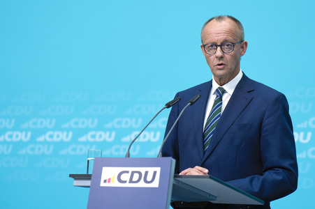 Pressekonferenz der CDU zur Landtagswahl in Brandenburg
