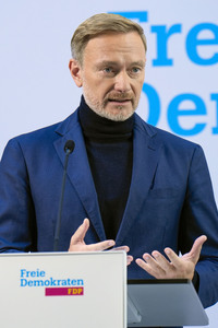 Pressekonferenz der FDP zur Landtagswahl in Brandenburg