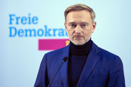 Pressekonferenz der FDP zur Landtagswahl in Brandenburg
