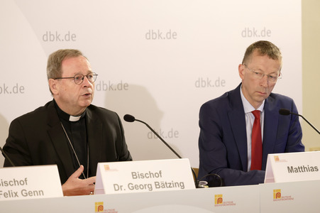 Pressegespräch auf der Herbst-Vollversammlung der Deutschen Bischofskonferenz in Fulda