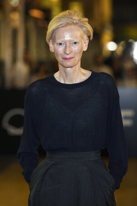 Ankunft von Tilda Swinton auf dem San Sebastian International Film Festival 2024