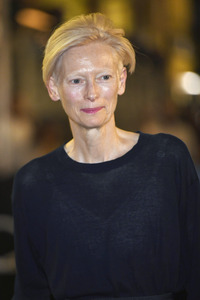 Ankunft von Tilda Swinton auf dem San Sebastian International Film Festival 2024