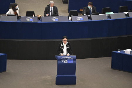 Plenartagung im Europäischen Parlament in Straßburg