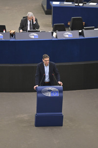Plenartagung im Europäischen Parlament in Straßburg