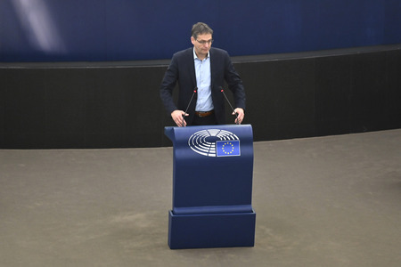 Plenartagung im Europäischen Parlament in Straßburg