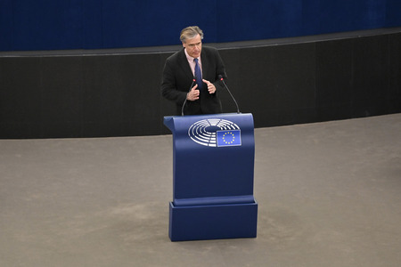 Plenartagung im Europäischen Parlament in Straßburg