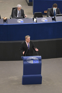 Plenartagung im Europäischen Parlament in Straßburg