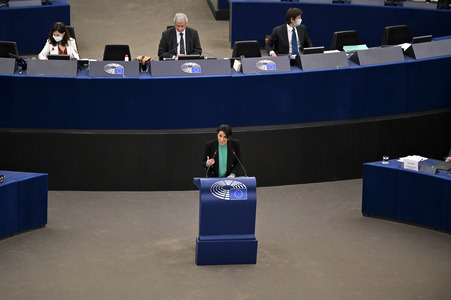 Plenartagung im Europäischen Parlament in Straßburg