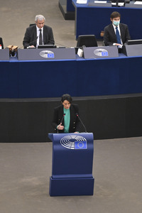 Plenartagung im Europäischen Parlament in Straßburg