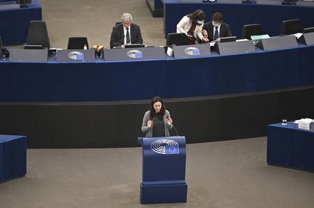 Plenartagung im Europäischen Parlament in Straßburg