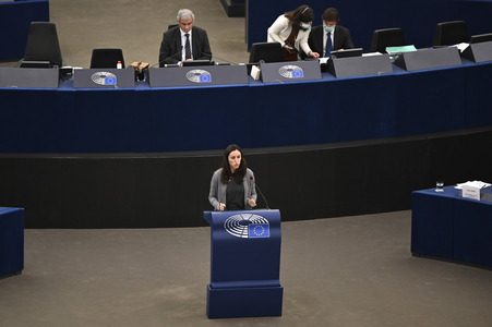Plenartagung im Europäischen Parlament in Straßburg