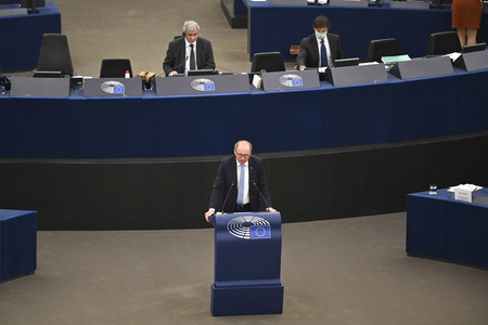 Plenartagung im Europäischen Parlament in Straßburg