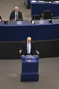 Plenartagung im Europäischen Parlament in Straßburg