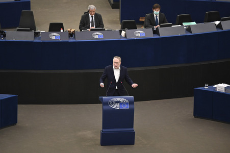 Plenartagung im Europäischen Parlament in Straßburg