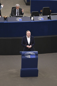 Plenartagung im Europäischen Parlament in Straßburg