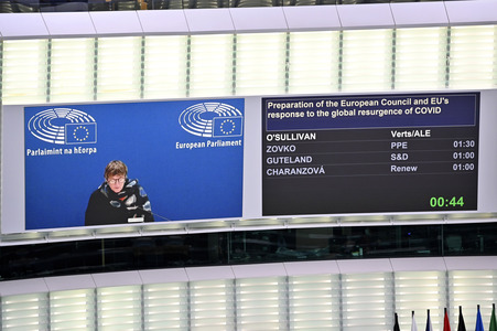 Plenartagung im Europäischen Parlament in Straßburg
