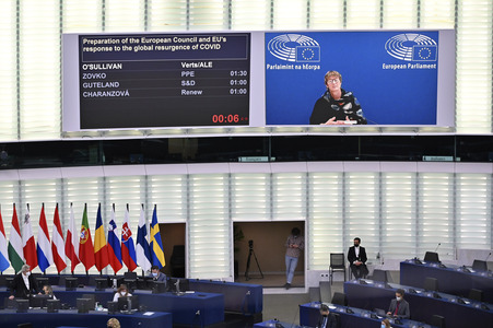 Plenartagung im Europäischen Parlament in Straßburg