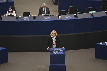 Plenartagung im Europäischen Parlament in Straßburg