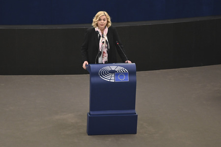 Plenartagung im Europäischen Parlament in Straßburg