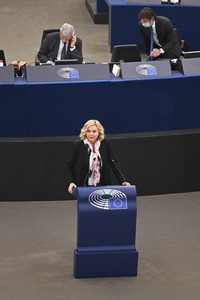 Plenartagung im Europäischen Parlament in Straßburg