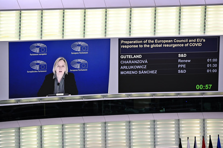Plenartagung im Europäischen Parlament in Straßburg