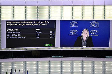 Plenartagung im Europäischen Parlament in Straßburg