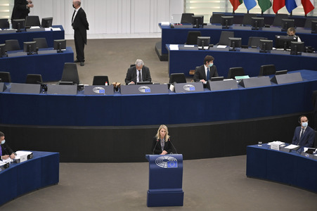 Plenartagung im Europäischen Parlament in Straßburg