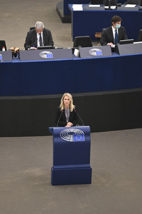 Plenartagung im Europäischen Parlament in Straßburg