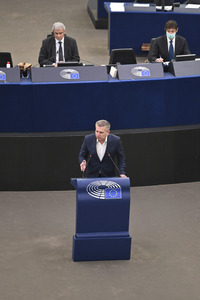 Plenartagung im Europäischen Parlament in Straßburg