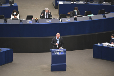 Plenartagung im Europäischen Parlament in Straßburg