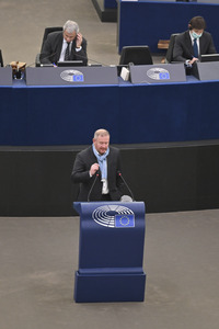 Plenartagung im Europäischen Parlament in Straßburg