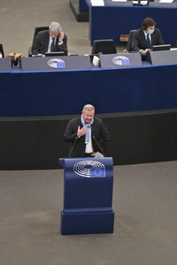 Plenartagung im Europäischen Parlament in Straßburg