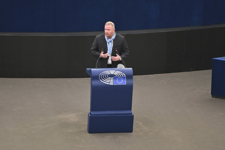 Plenartagung im Europäischen Parlament in Straßburg