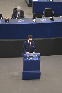 Plenartagung im Europäischen Parlament in Straßburg