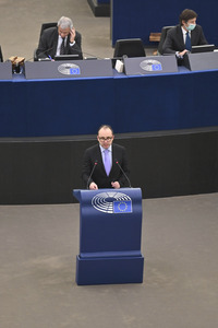 Plenartagung im Europäischen Parlament in Straßburg