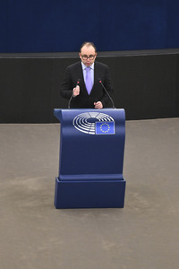 Plenartagung im Europäischen Parlament in Straßburg